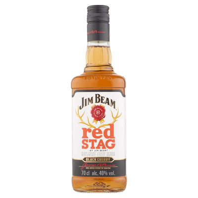 Jim Beam Black Cherry Bourbon Whiskey 70cl - Label may differ; no longer red stag