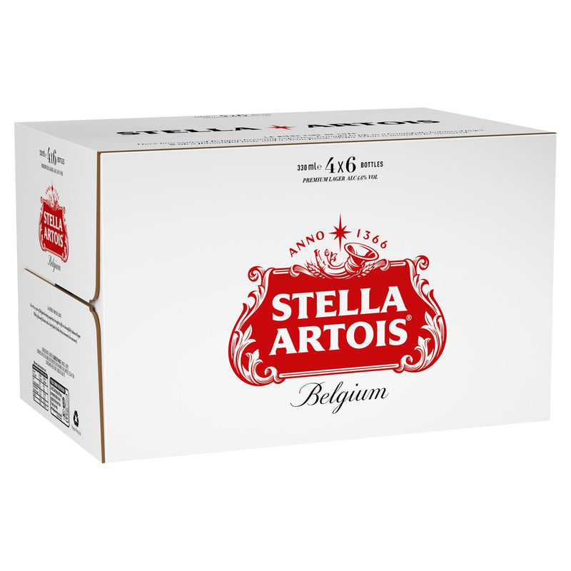 Stella Artois Belgium Premium Lager 24 x 330ml