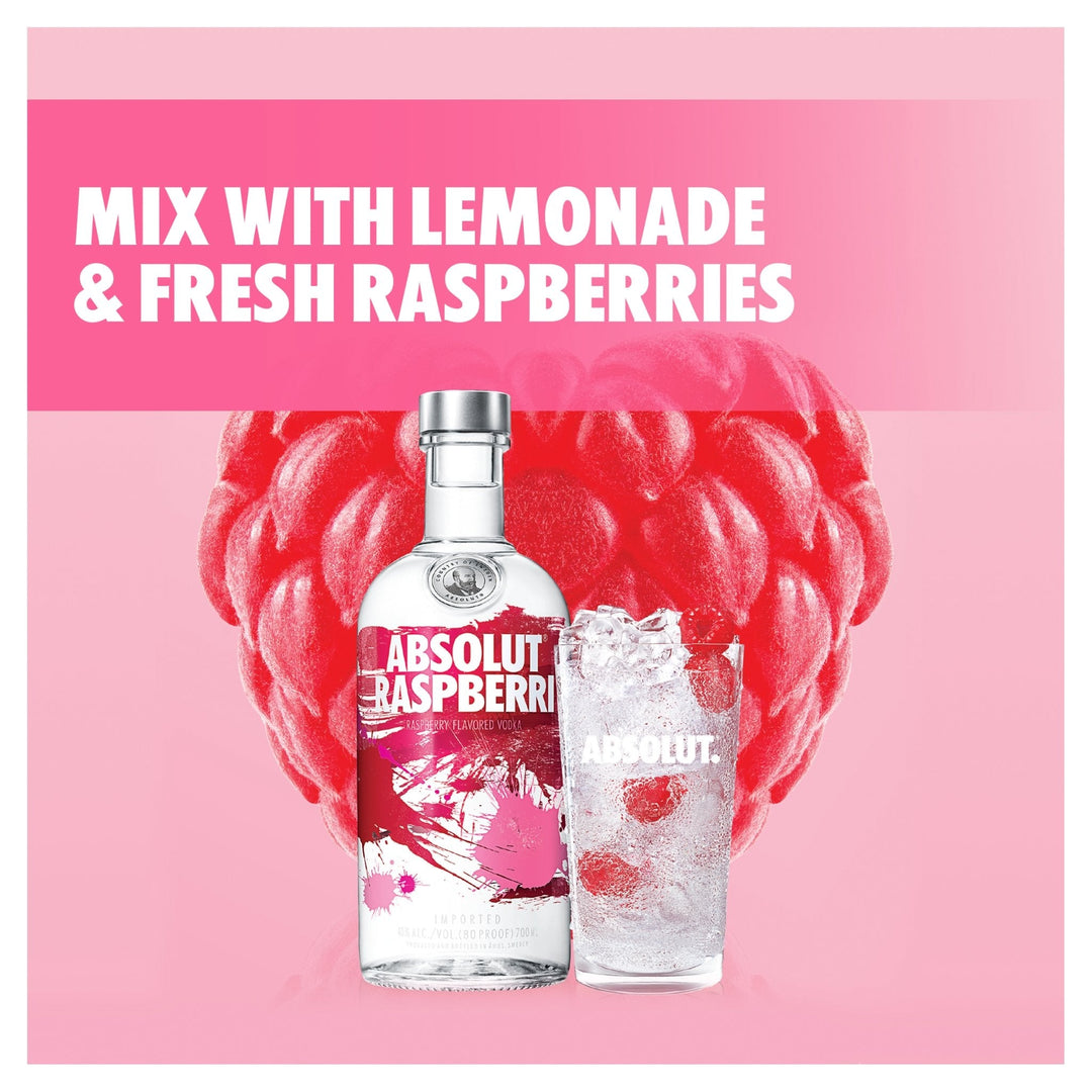 Absolut Raspberri Flavoured Vodka 70cl