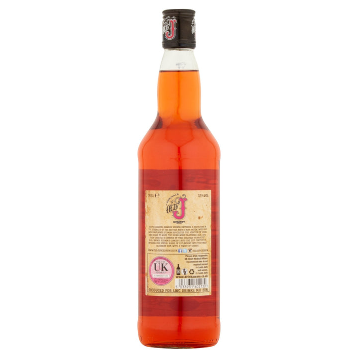 Admirals Old J Cherry Spiced Rum 70cl