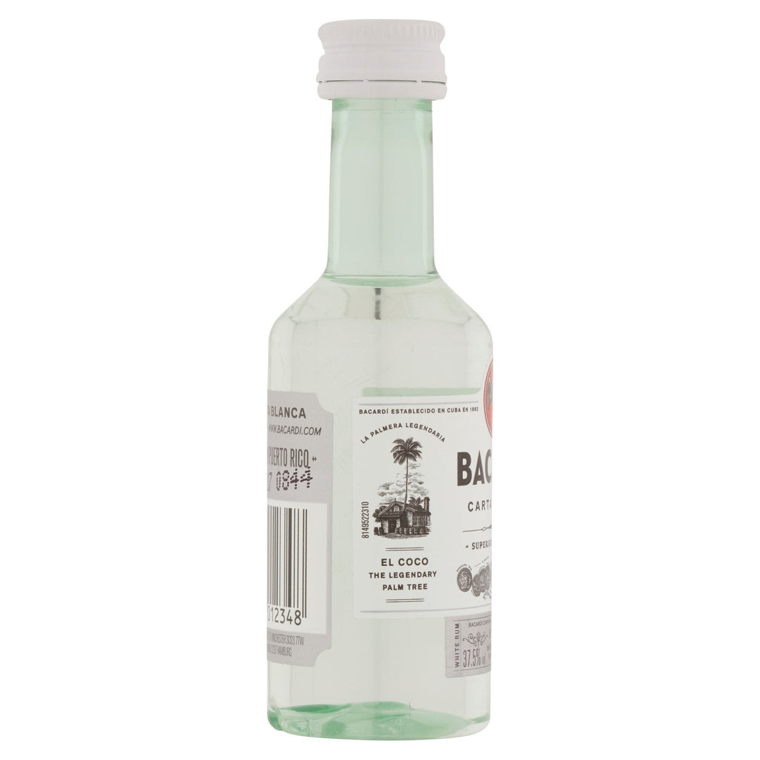 Bacardi Carta Blanca Superior White Rum 5cl