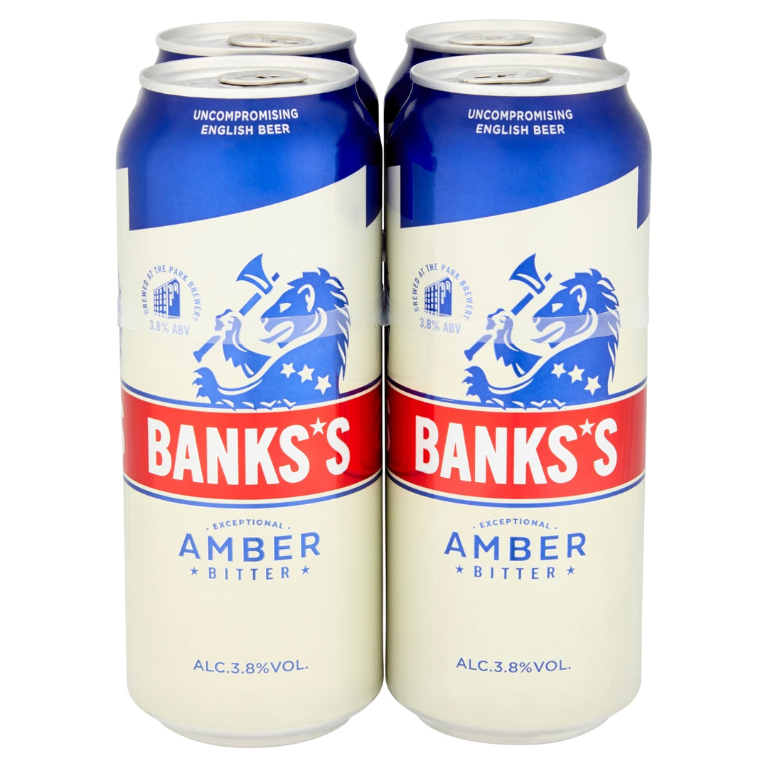 Banks's Amber Bitter Cans 4 x 500ml
