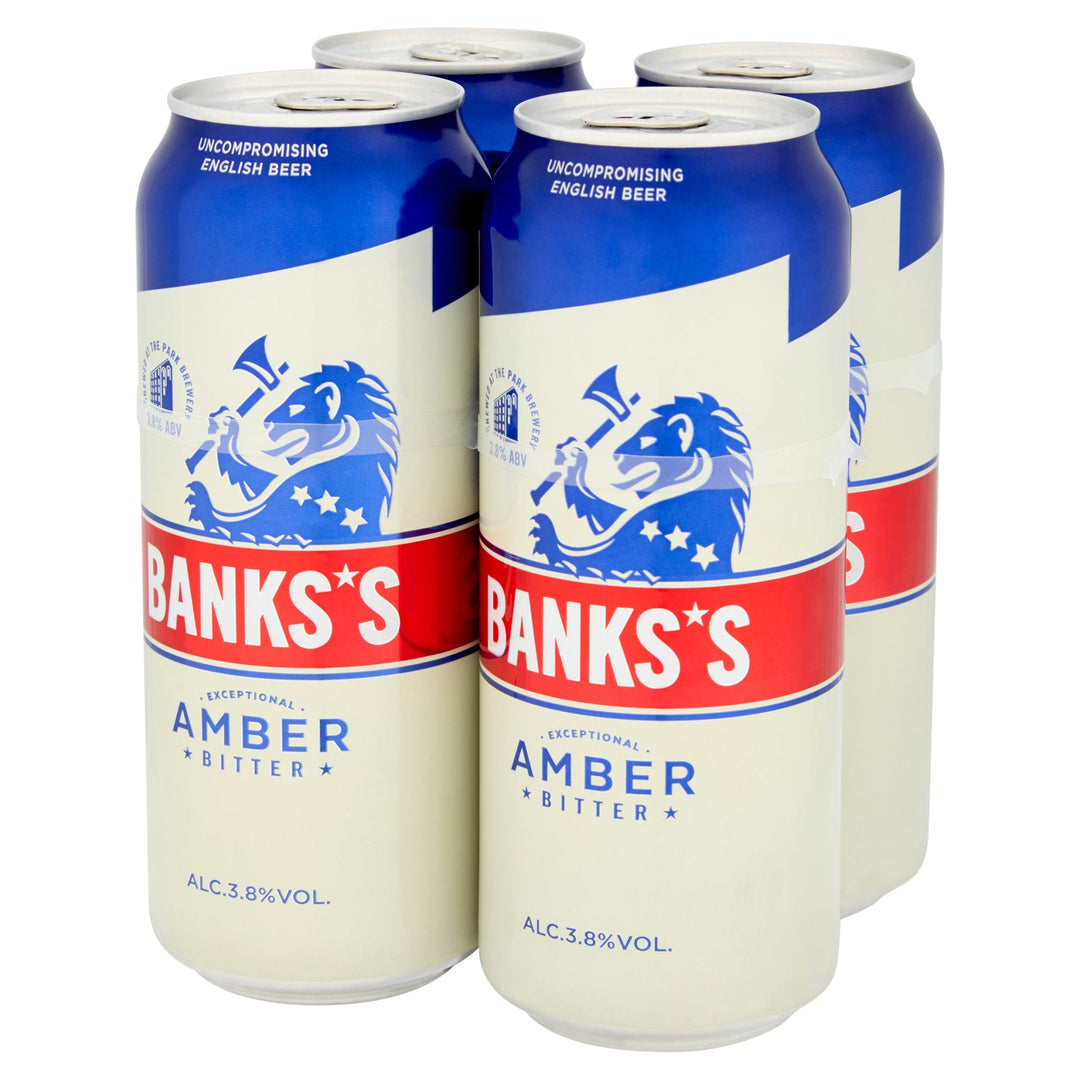 Banks's Amber Bitter Cans 4 x 500ml
