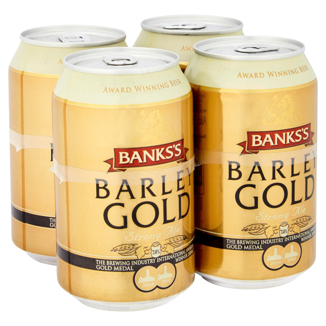 Banks's Barley Gold Strong Ale 4 x 330ml
