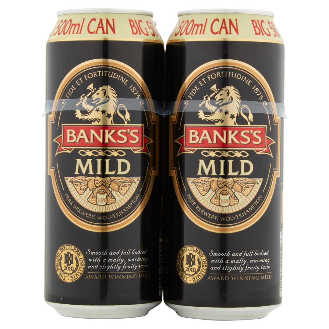 Banks's Mild Cans 4 x 500ml