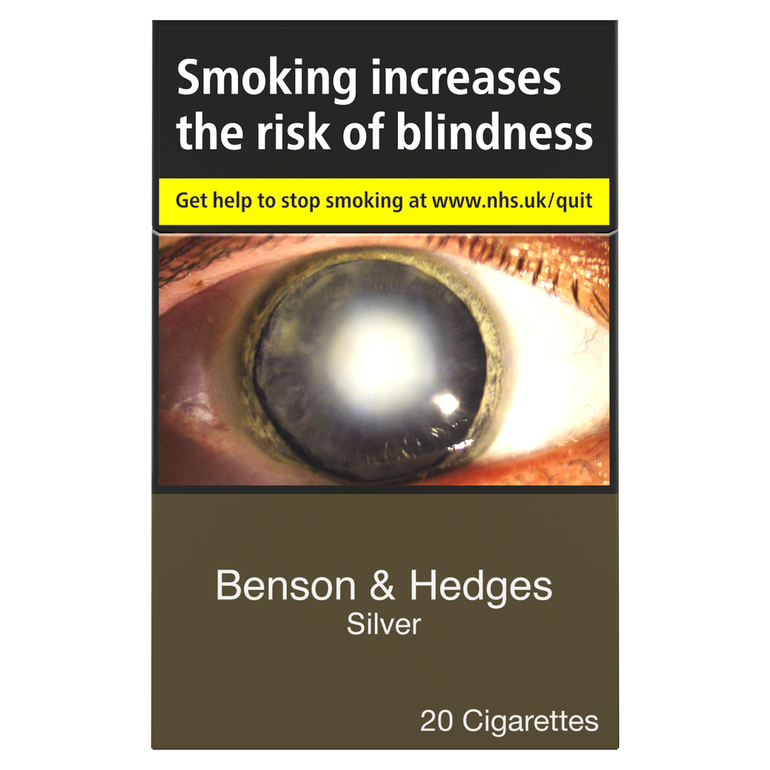 Benson & Hedges King Size Silver 20 Cigarettes