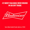 Budweiser Lager Beer Cans 4 x 440ml