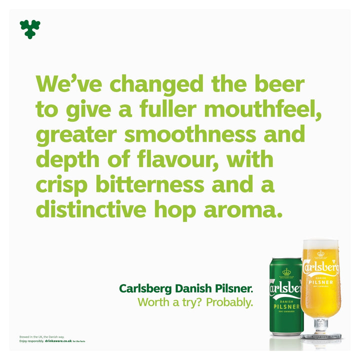 Carlsberg Lager Beer 4 x 500ml