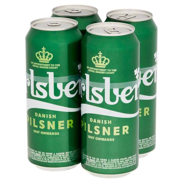 Carlsberg Lager Beer 4 x 500ml