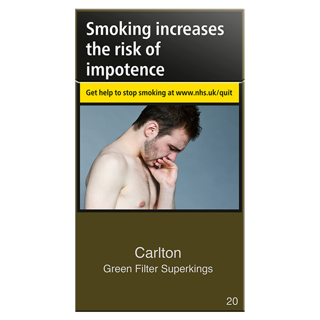 Carlton Superkings Green Filter 20 Cigarettes