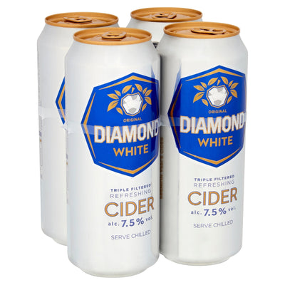 Diamond White Original Cider 4 x 500ml