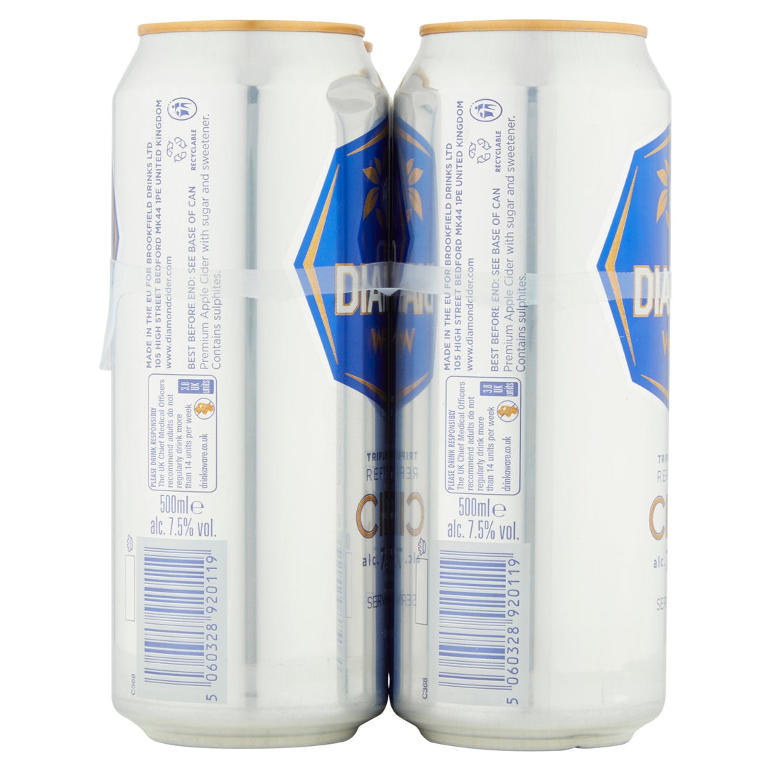 Diamond White Original Cider 4 x 500ml