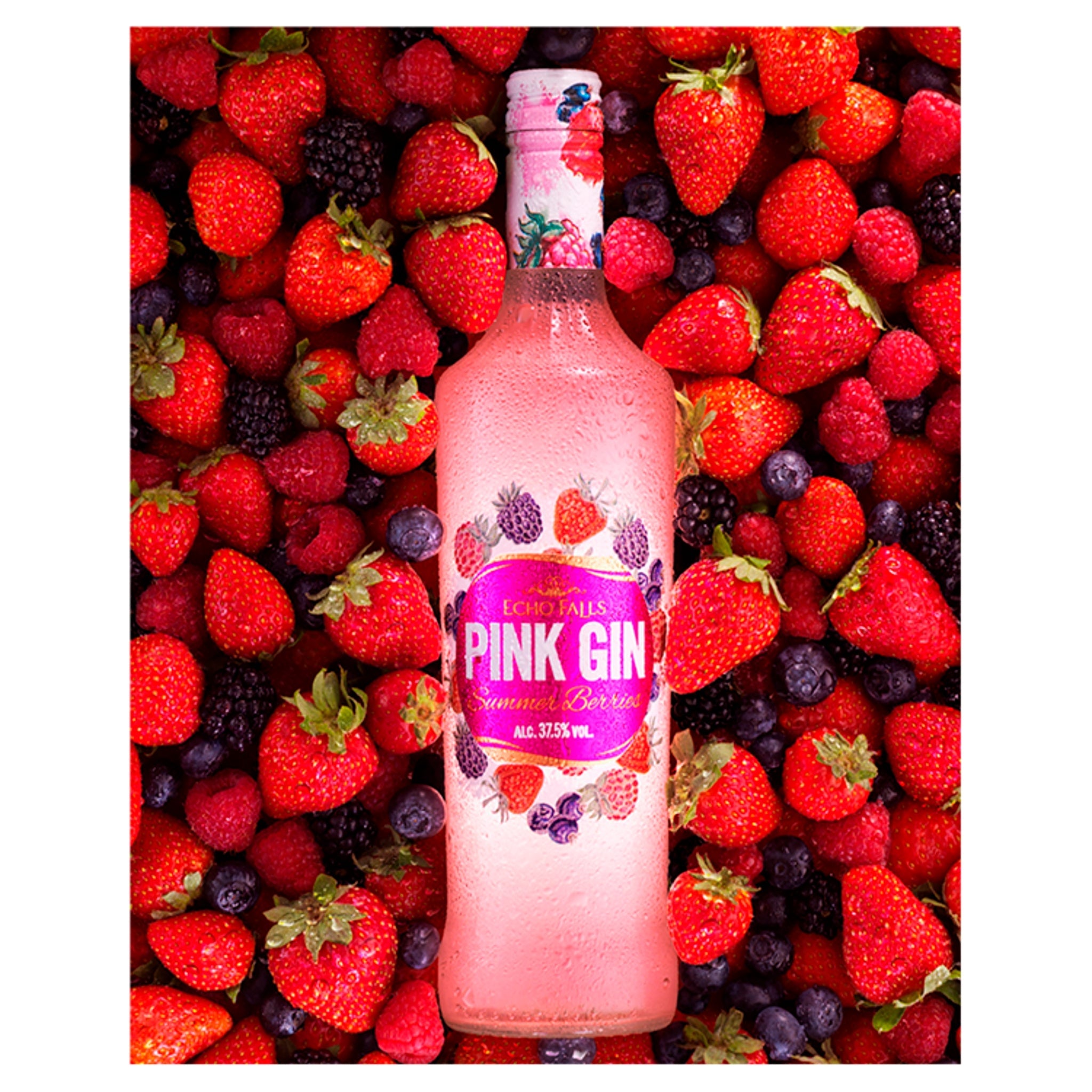 Echo Falls Pink Gin Summer Berries 700ml