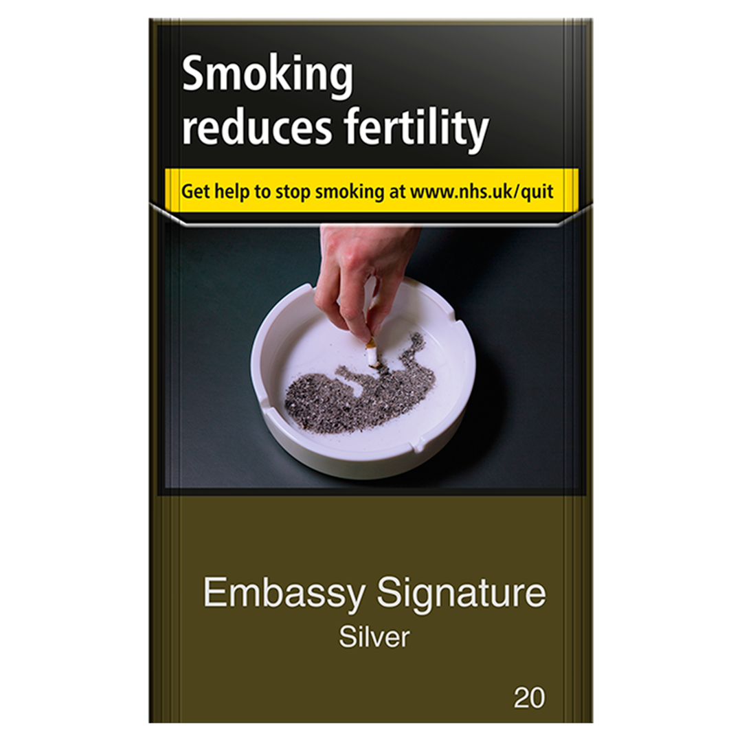 Embassy Signature King Size Silver 20 Cigarettes