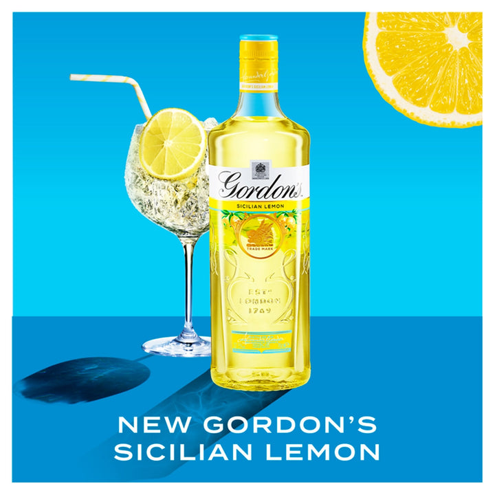 Gordon's Sicilian Lemon Distilled Gin 70cl