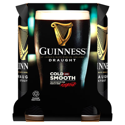 Guinness Draught Stout Beer 4 x 440ml