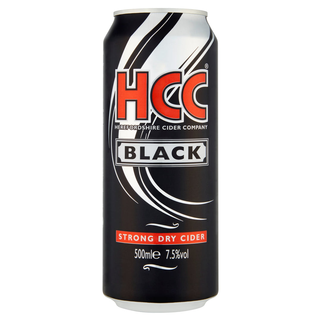 HCC Black Strong Dry Cider 4 x 500ml