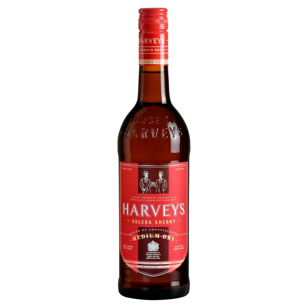 Harveys Medium Dry Solera Sherry With A Blend Of Amontillado 75cl