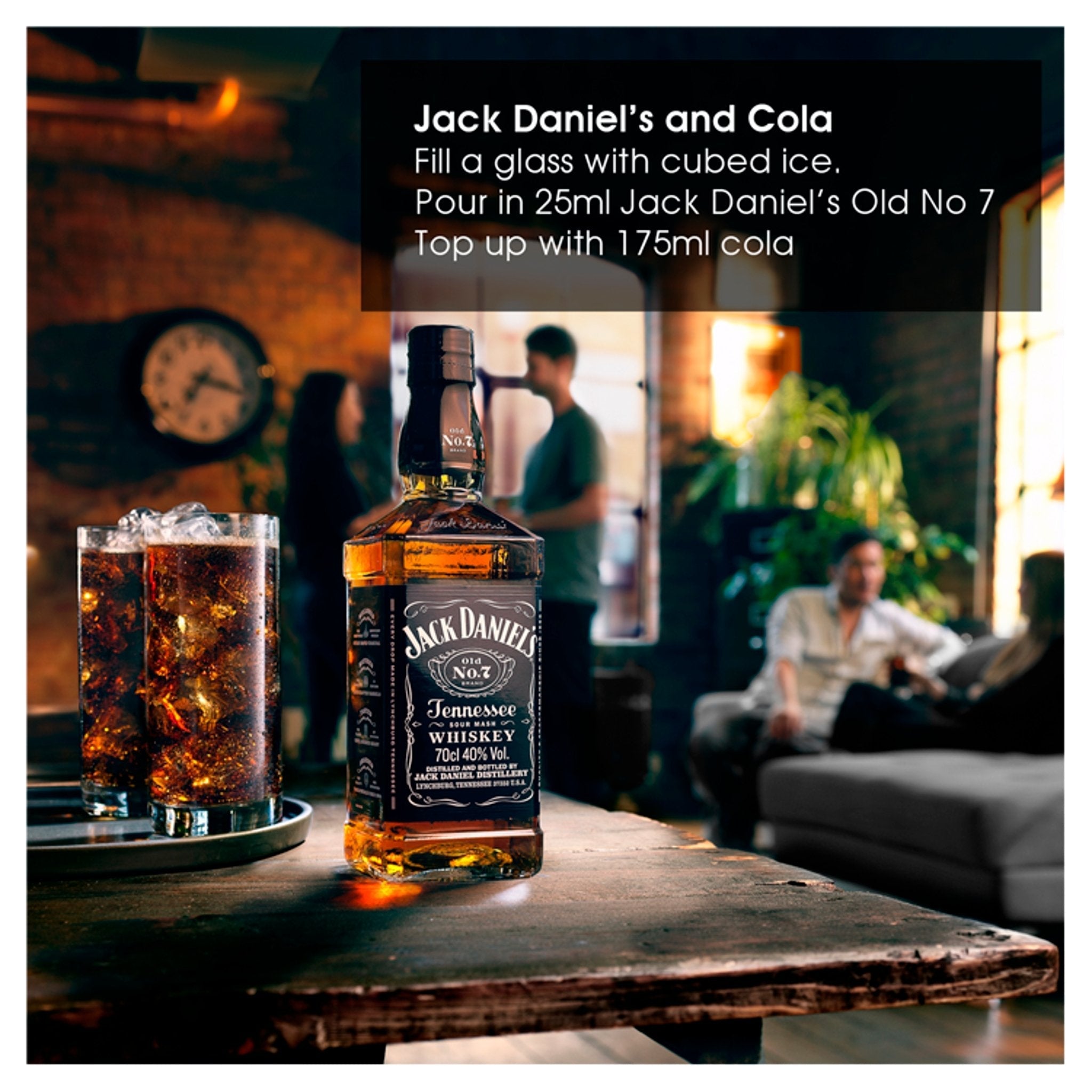 Jack Daniel's Old No.7 Tennessee Whiskey 70cl – Fletcher Drinks