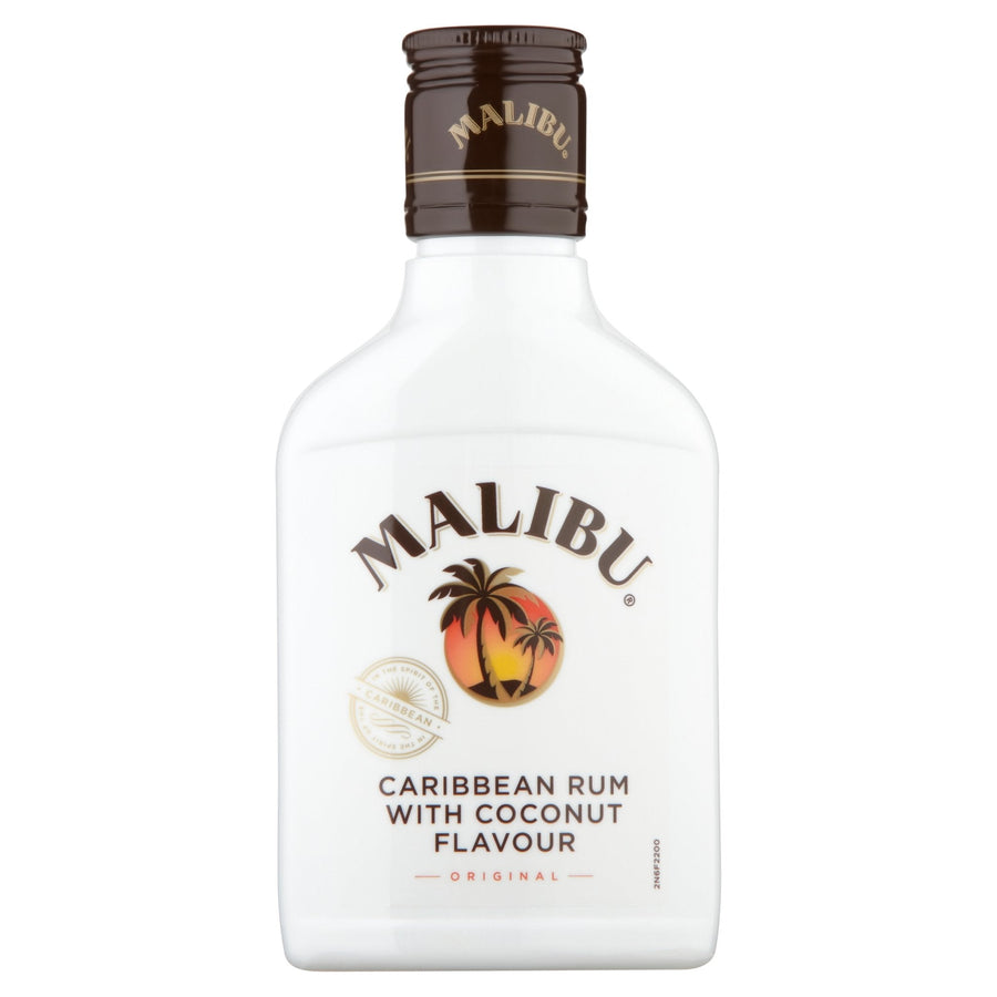 Malibu Original Caribbean White Rum with Coconut Flavour 20cl - Rum - Discount My Drinks