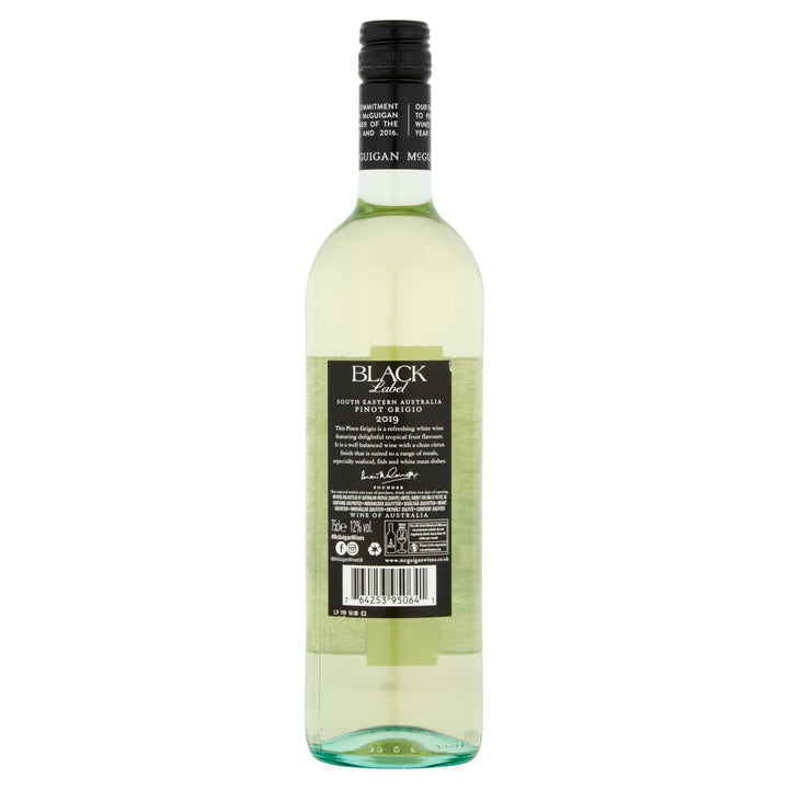 McGuigan Black Label Pinot Grigio 75cl - Wine - Discount My Drinks