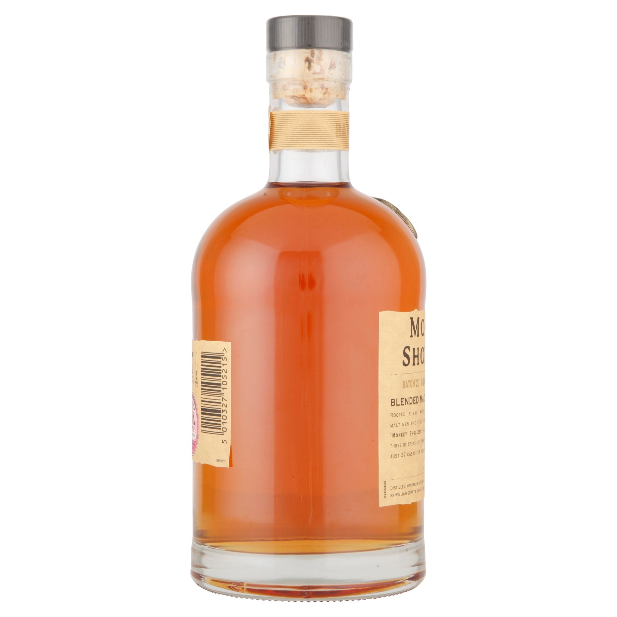 Monkey Shoulder Blended Malt Scotch Whisky 70cl – Fletcher