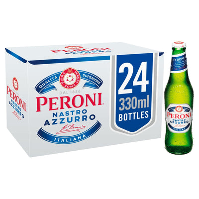 Peroni Nastro Azzurro Italian Beer 24 x 330ml