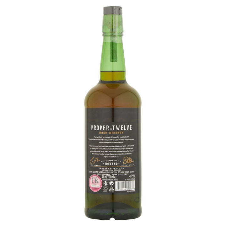 Proper No Twelve Irish Whiskey 70cl - Whiskey - Discount My Drinks