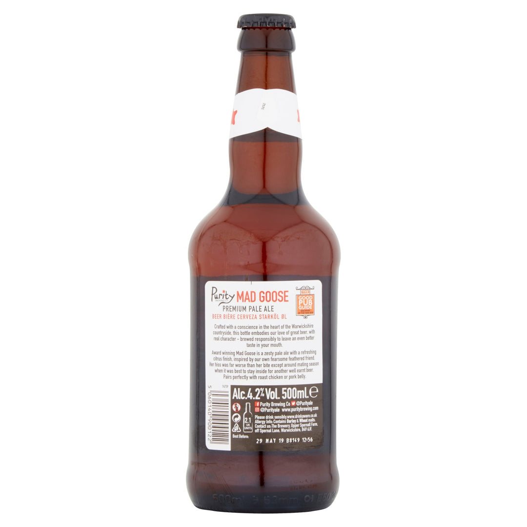 Purity Brewing Co. Mad Goose Premium Pale Ale 500ml
