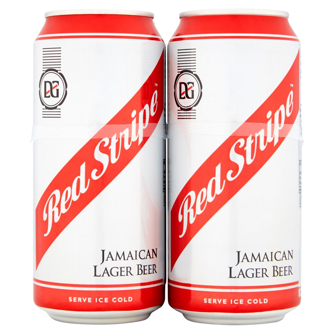 Red Stripe Jamaican Lager Beer 4 x 440ml Cans