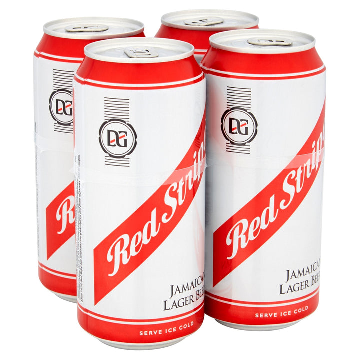 Red Stripe Jamaican Lager Beer 4 x 440ml Cans