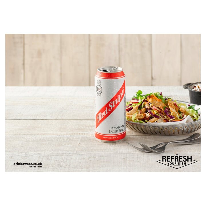 Red Stripe Jamaican Lager Beer 4 x 440ml Cans