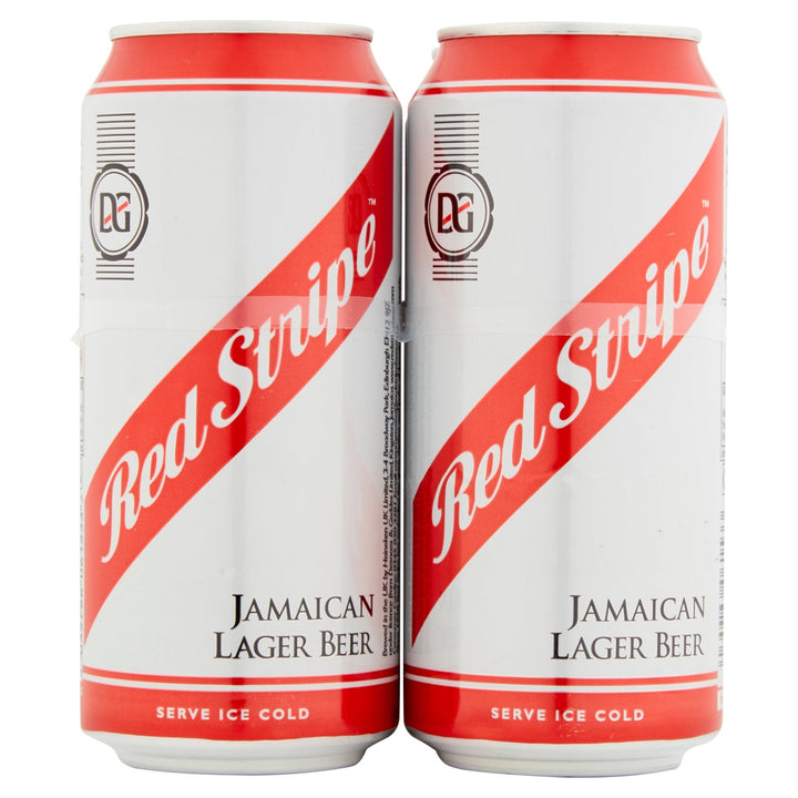 Red Stripe Jamaican Lager Beer 4 x 440ml Cans