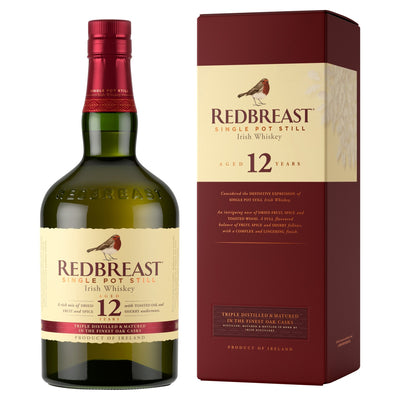 Red Breast 12 Year Old Single Pot Still Irish Whiskey 70cl