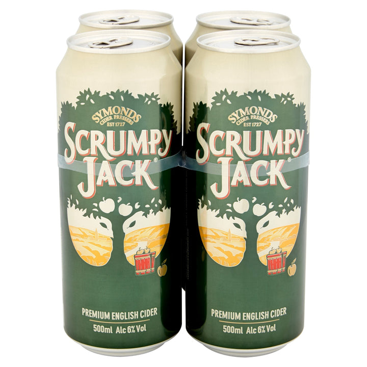 Scrumpy Jack Premium British Cider 4 x 500ml Cans