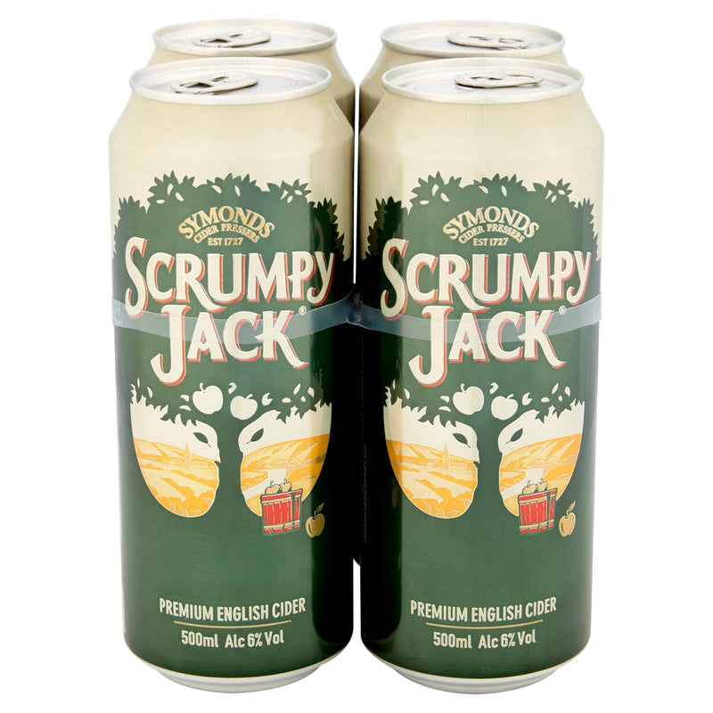 Scrumpy Jack Premium British Cider 4 x 500ml Cans