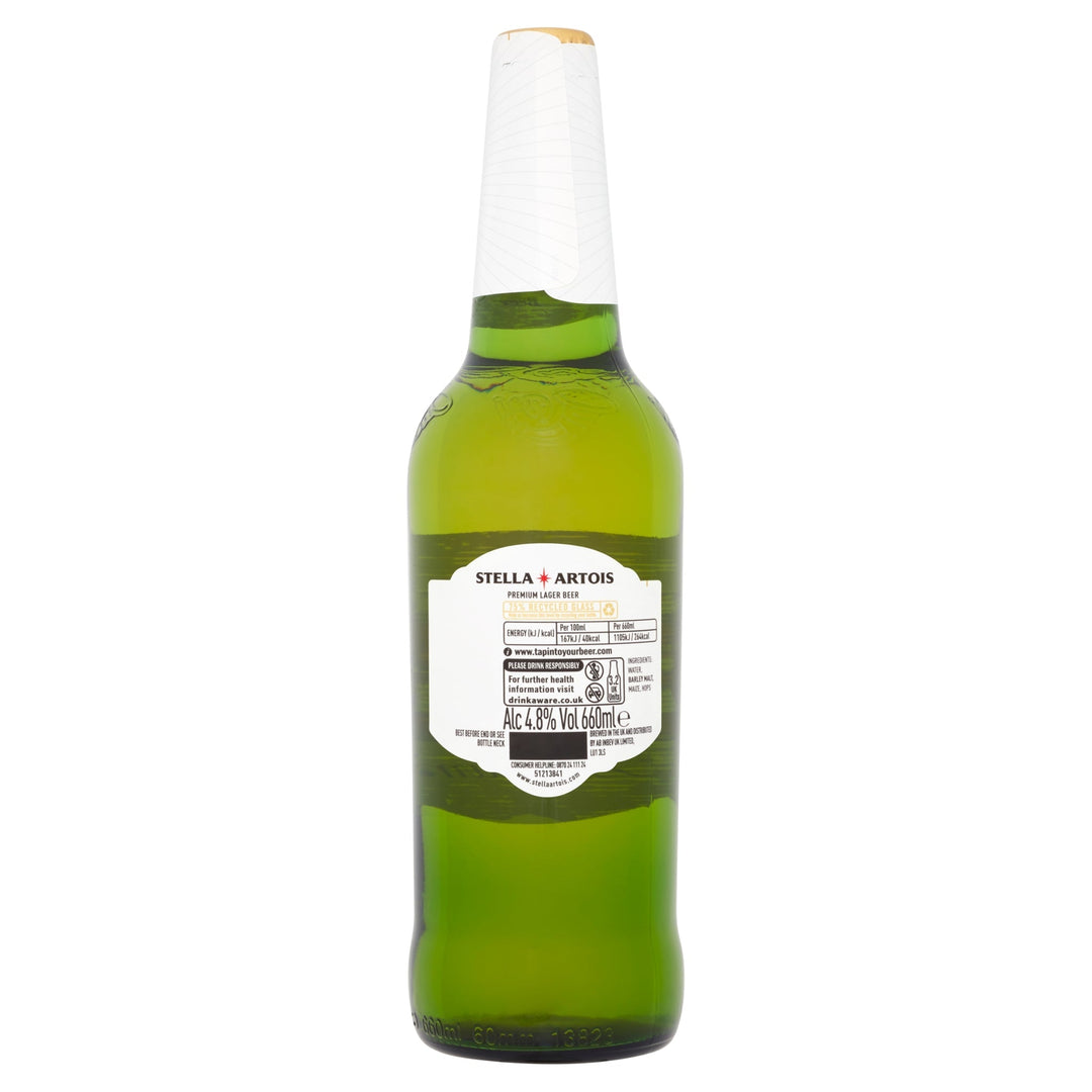 Stella Artois Lager Beer 660ml