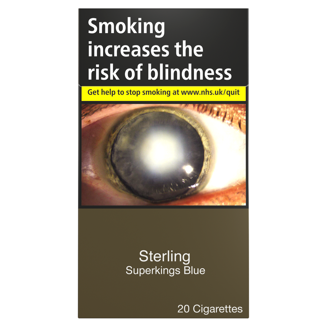 Sterling Superkings Blue 20 Cigarettes