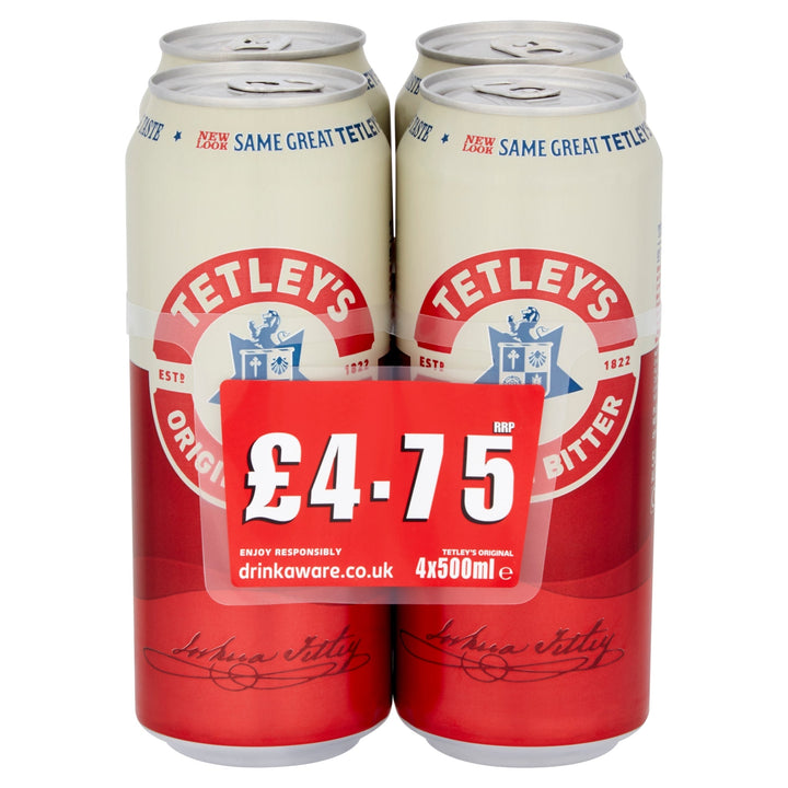 Tetley's Original Bitter Ale Beer 24 x 440ml