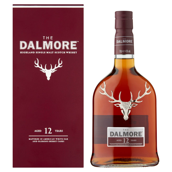The Dalmore Aged 12 Years Highland Single Malt Scotch Whisky 70cl - Whisky - Discount My Drinks