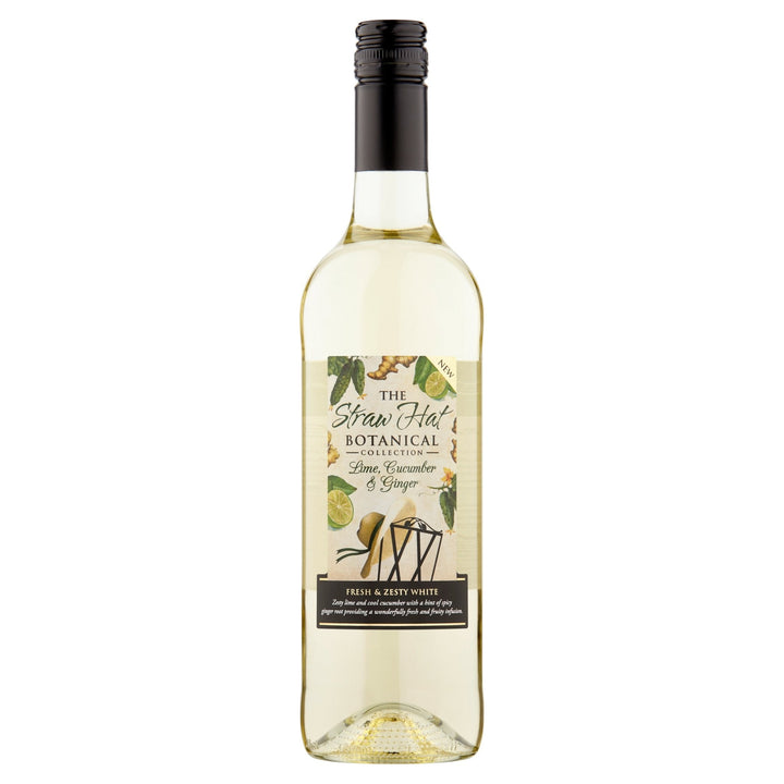 The Straw Hat Botanical Collection Lime Cucumber & Ginger  75cl - Wine - Discount My Drinks
