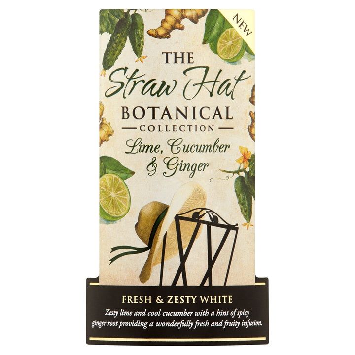 The Straw Hat Botanical Collection Lime Cucumber & Ginger  75cl - Wine - Discount My Drinks
