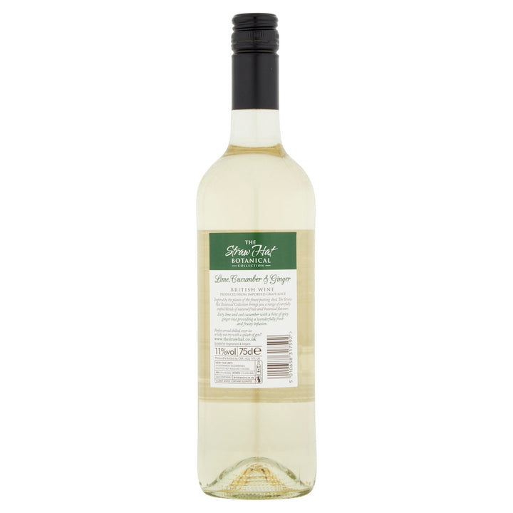 The Straw Hat Botanical Collection Lime Cucumber & Ginger  75cl - Wine - Discount My Drinks