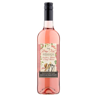 The Straw Hat Botanical Collection Strawberry Rhubarb & Orange Blossom 75cl