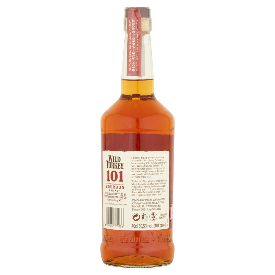 Wild Turkey 101 Kentucky Bourbon Whiskey 70cl - Whiskey - Discount My Drinks