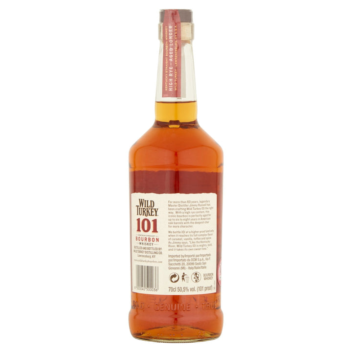 Wild Turkey 101 Kentucky Bourbon Whiskey 70cl - Whiskey - Discount My Drinks