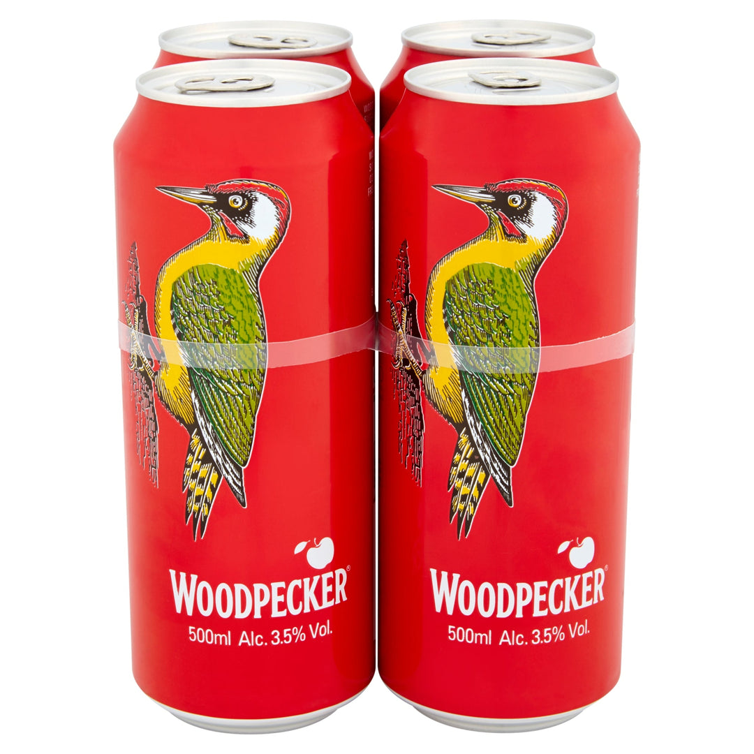 Woodpecker Cider 4 x 500ml Can
