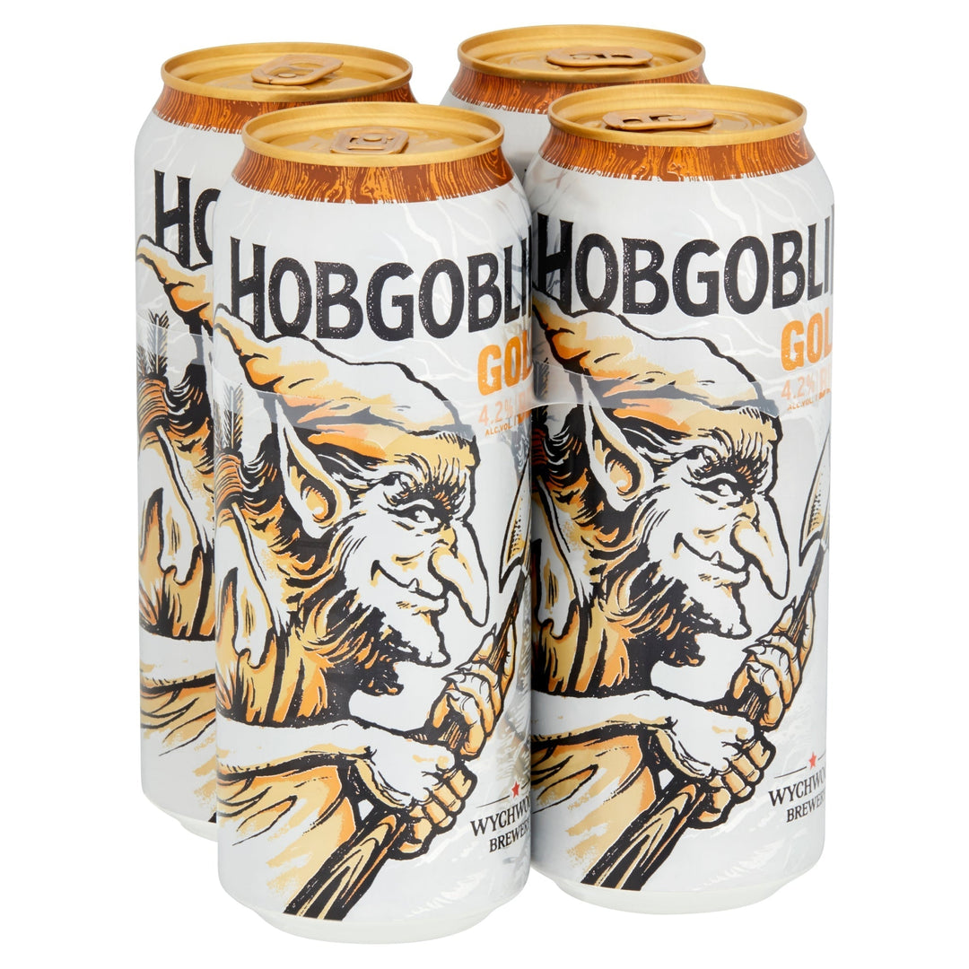Wychwood Brewery Hobgoblin Gold Beer Cans 4 x 500ml