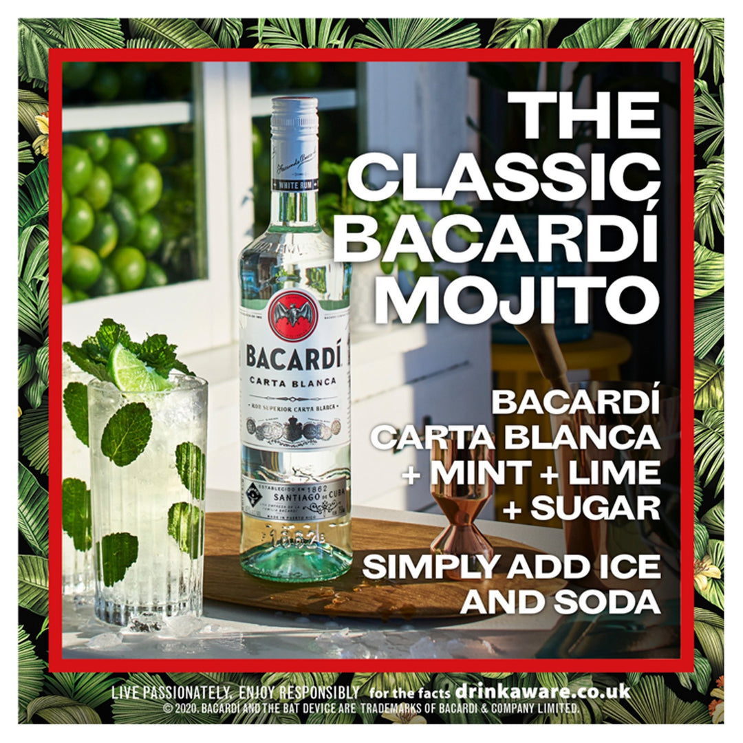 Bacardi Carta Blanca White Rum 1L