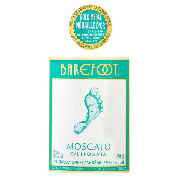 Barefoot Moscato 750ml